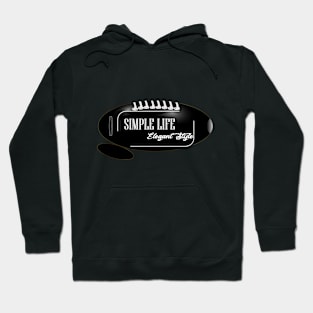 creative simple blackwhite Hoodie